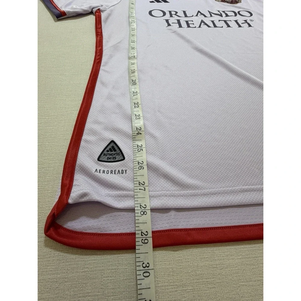 Adidas Orlando City SC Authentic Away Jersey M MLS Slim Fit AEROREADY NWT 24/25